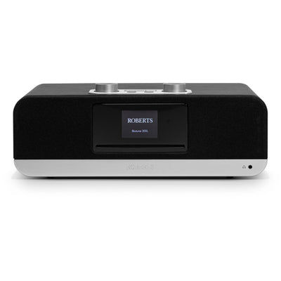 Roberts Stylus Luxe Direct Drive Turntable and Blutune 300L DAB+ BT CD USB Sound System Black HiFi Package