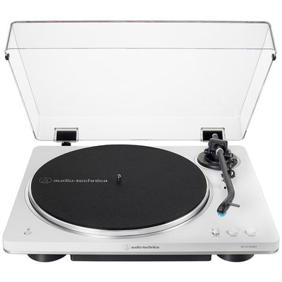 Ruark R410 Music System Grey with R-CD100 CD Player & Audio Technica AT-LP70XBT Automatic Wireless BT Turntable Silver