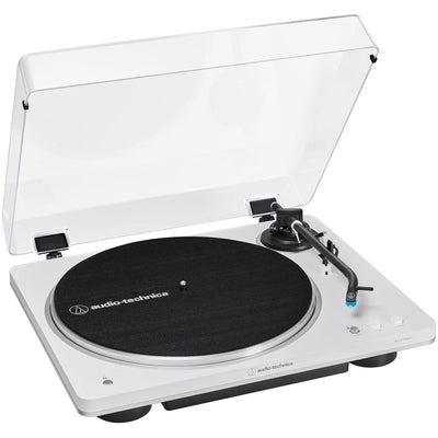 Ruark R410 Music System Grey with R-CD100 CD Player & Audio Technica AT-LP70XBT Automatic Wireless BT Turntable Silver