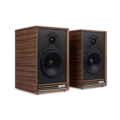 Ruark R610 Music Console & Sabre-R Bookshelf Speakers Pair Walnut with R-CD100 CD Player