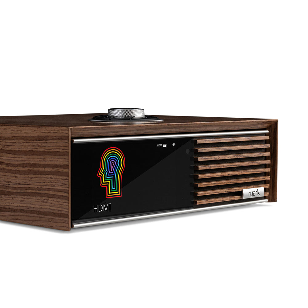 Ruark R610 Music Console with JBL 4309 Studio Monitor Bookshelf Speakers Pair - Walnut