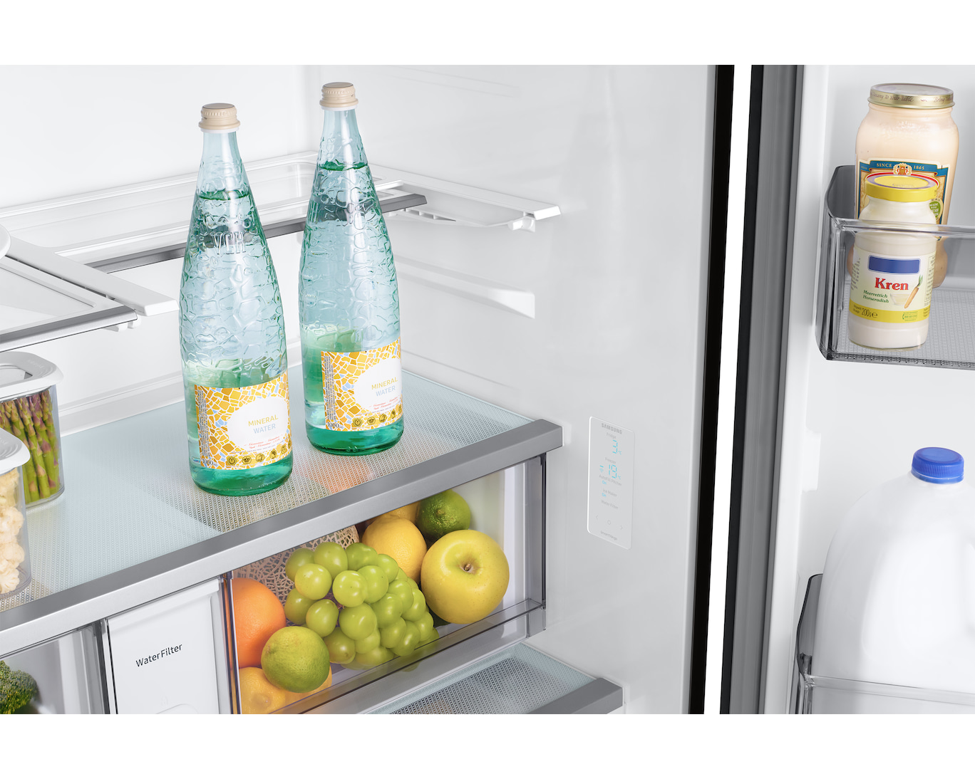Samsung Bespoke AI RF24BB620EB1EU SpaceMax 674L Total No Frost American Fridge Freezer Black