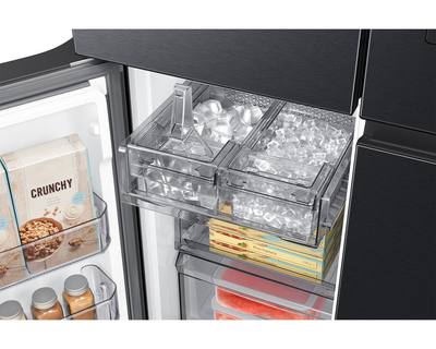 Samsung Bespoke AI RF65DG9H0EB1EU Family Hub 636L Total No Frost American Fridge Freezer Black
