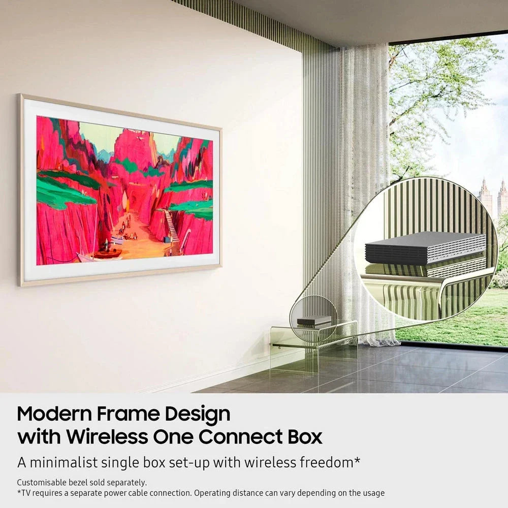 Samsung QE75LS03FWUXXU 75 Inch The Frame Pro LS03FW Art Mode Neo QLED 4K Vision Ultra HD HDR Smart AI TV