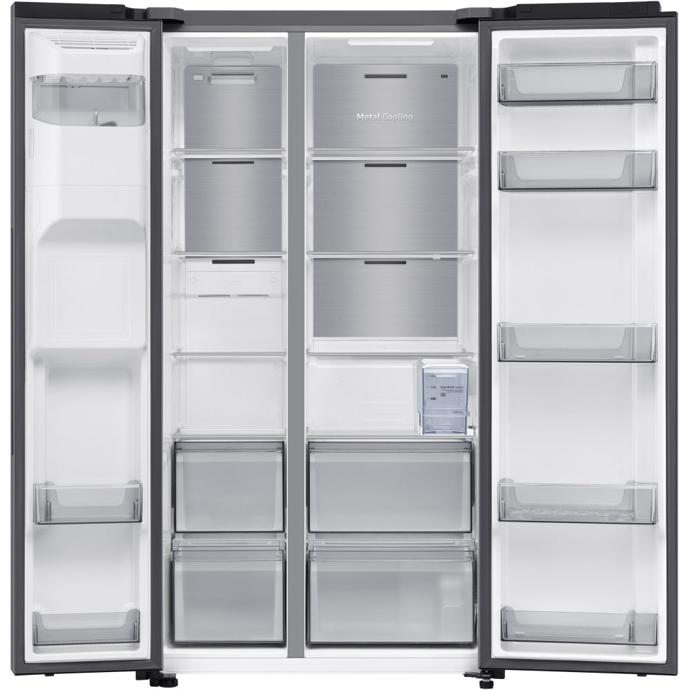 Samsung RS70F65KETEU Series 6 Bespoke AI SpaceMax 640L American Style Smart Fridge Freezer - Silver