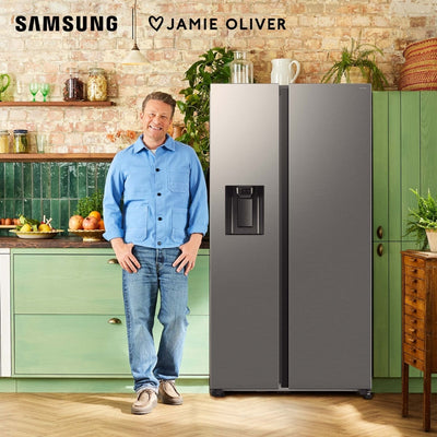 Samsung RS70F65KETEU Series 6 Bespoke AI SpaceMax 640L American Style Smart Fridge Freezer - Silver