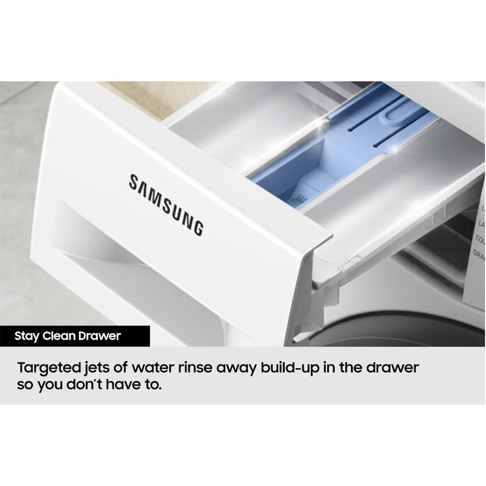 Samsung Series 5 WD80TA046BX/EU Ecobubble AI Energy 8kg+5kg 1400 Spin Washer Dryer Black