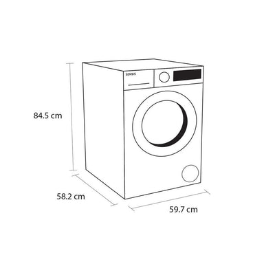 Sensis WMF01914AW 9kg 1400 Spin Washing Machine White
