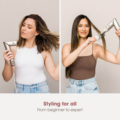 Shark HD446SLUK FlexStyle 5-in-1 Air Styler & Hair Dryer with Storage Case Stone