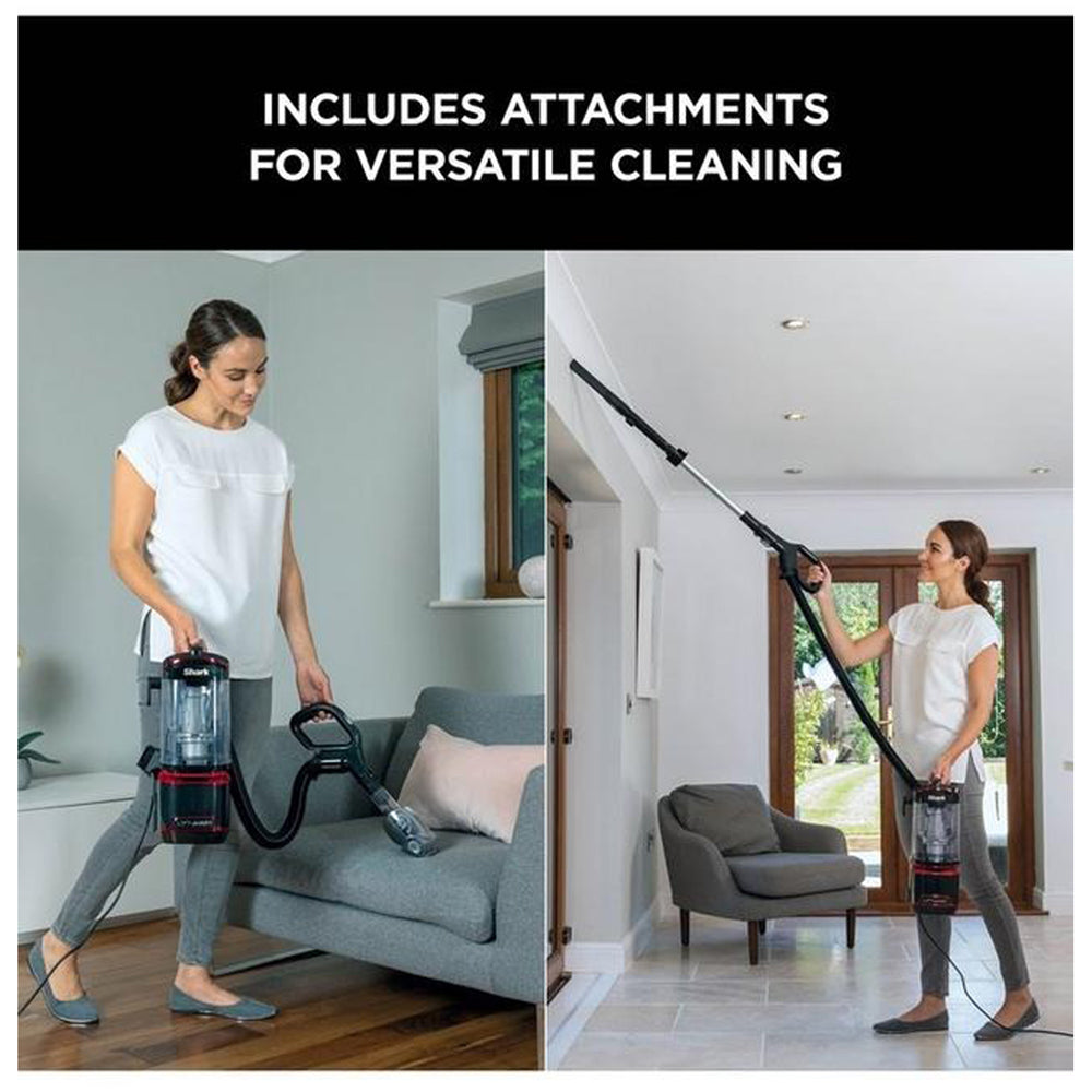 Shark® NV602UKT Classic Lift-Away™ Upright Vacuum Cleaner Pet Model Pedal Red