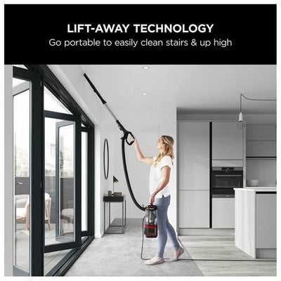 Shark® NV602UKT Classic Lift-Away™ Upright Vacuum Cleaner Pet Model Pedal Red