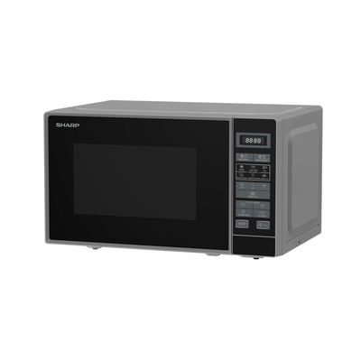 Sharp RDS202TS-UK 20L Solo Microwave Oven Silver