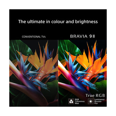 Sony BRAVIA 9 II K65XR95M2PB 65 Inch True RGB LED 4K Ultra HD HDR Smart Google TV 2026