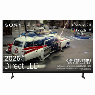 Sony K50S25M2PB 50 Inch BRAVIA 2 II Direct LED 4K Ultra HD HDR Smart Google TV 2026