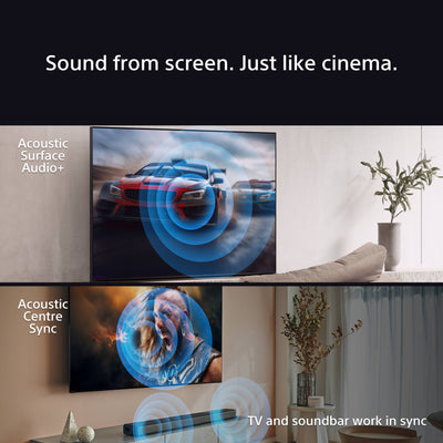 Sony K55XR80PU 55 Inch BRAVIA 8 4K UHD HDR OLED Smart TV with BRAVIA Theatre Bar 8 HTA8000 Soundbar Bundle