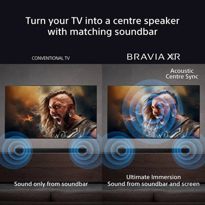 Sony K55XR80PU 55 Inch BRAVIA 8 4K UHD HDR OLED Smart TV with BRAVIA Theatre Bar 8 HTA8000 Soundbar Bundle