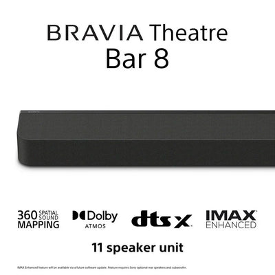 Sony K65XR80U 65 Inch BRAVIA 8 4K UHD HDR OLED Smart TV with BRAVIA Theatre Bar 8 HTA8000 Soundbar Bundle