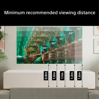 Sony K75S25M2PB 75 Inch BRAVIA 2 II Direct LED 4K Ultra HD HDR Smart Google TV 2026