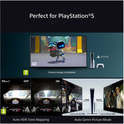 Sony K75S38B 75 Inch Bravia 3 LED 4K Ultra HD HDR Smart Google TV