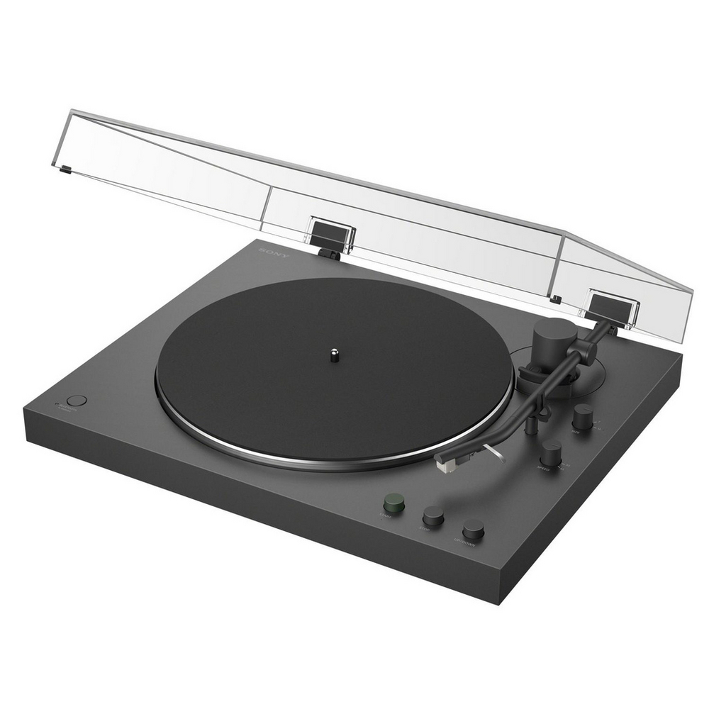 Sony PS-LX3BT Wireless Bluetooth Turntable with Audio Technica ATHM50xBT2 Wireless Over-Ear Headphones