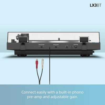 Sony PSLX3BT Fully Automatic Bluetooth Turntable With Klipsch R-40PM Powerd Bluetooth Speakers Pair Hi-Fi Package
