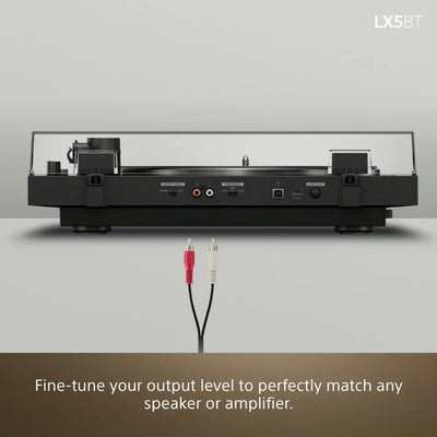Sony PSLX5BT Fully Automatic Bluetooth Turntable With Kanto ORA4 Powerd Bluetooth Speakers Pair Hi-Fi Package