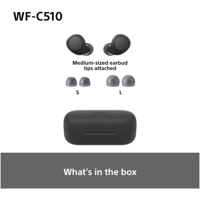 Sony WF-C510 True Wireless Bluetooth In Ear Headphones Black