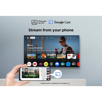 TCL 65V6C-UK 65 Inch V6C 4K Ultra HD HDR Direct LED Smart Google TV
