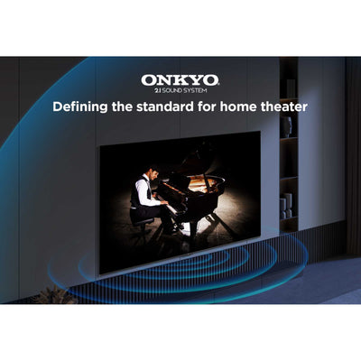 TCL 75T8C-UK 75 Inch T8C 4K QLED Ultra HD HDR Smart Google TV with 144Hz Motion Clarity Pro and Onkyo 2.1 sound