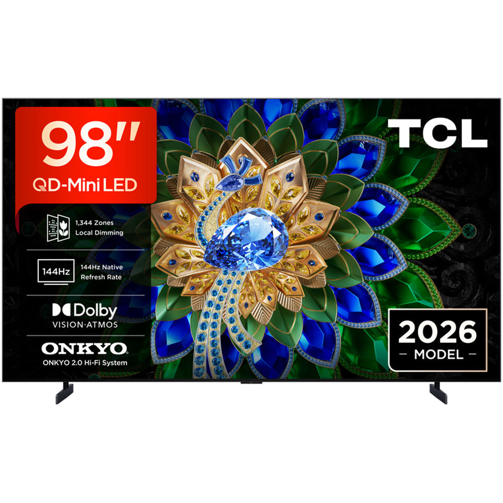 TCL 98A400U-UK 98 Inch A400U 4K Ultra HD HDR QD-Mini LED Smart Google TV 2026
