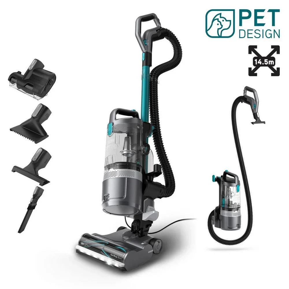 Vax LiftOut Reach Pet-Design CDUP-LORP Corded Upright Vacuum Cleaner - Graphite Teal