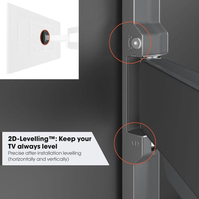 Vogels Elite TVM 5645 Full-Motion TV Wall Mount Black