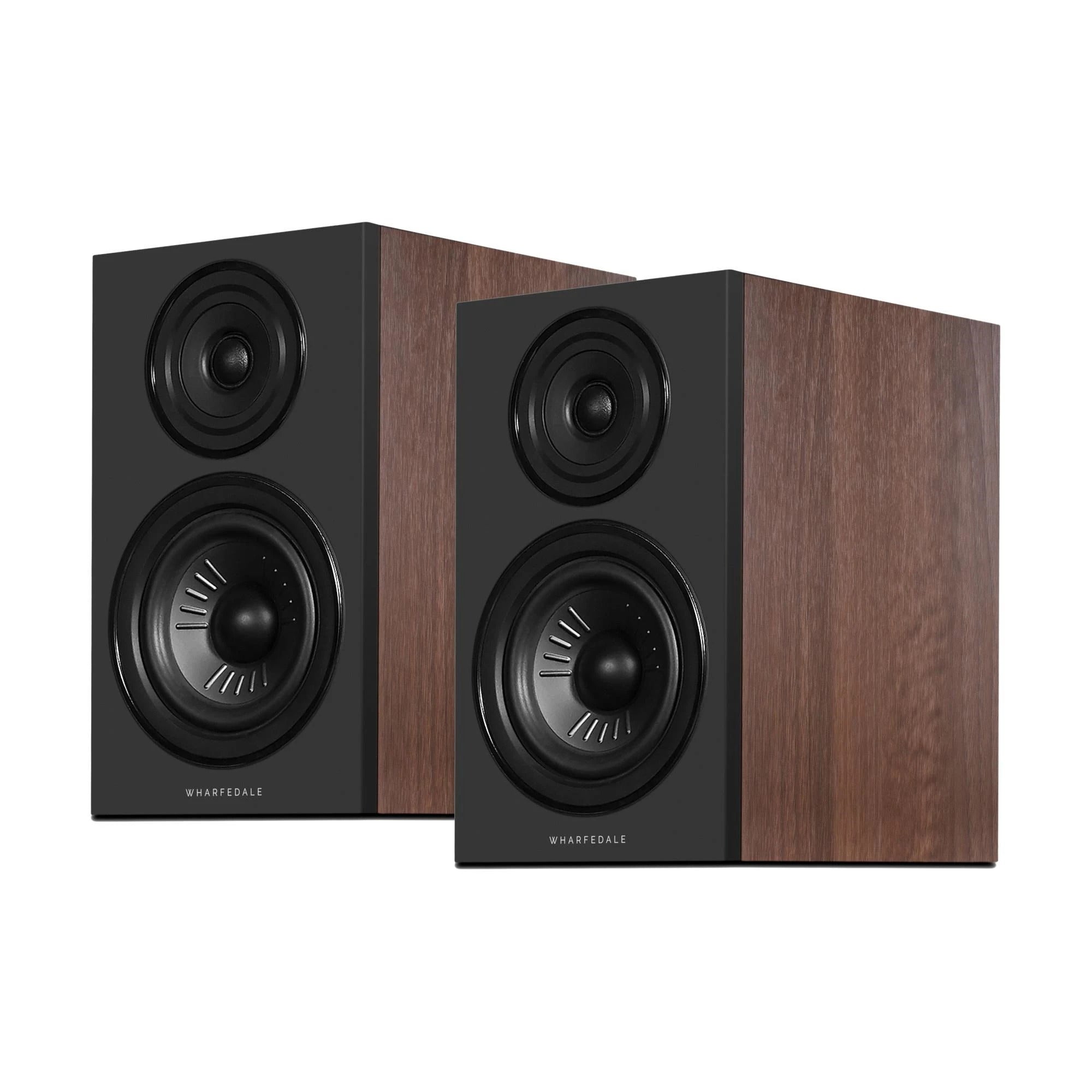 Wharfedale Diamond 12.2i Standmount Bookshelf Speakers Compact 2 way Pair - Walnut