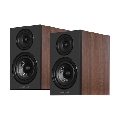 Wharfedale Diamond 12.2i Standmount Bookshelf Speakers Compact 2 way Pair - Walnut