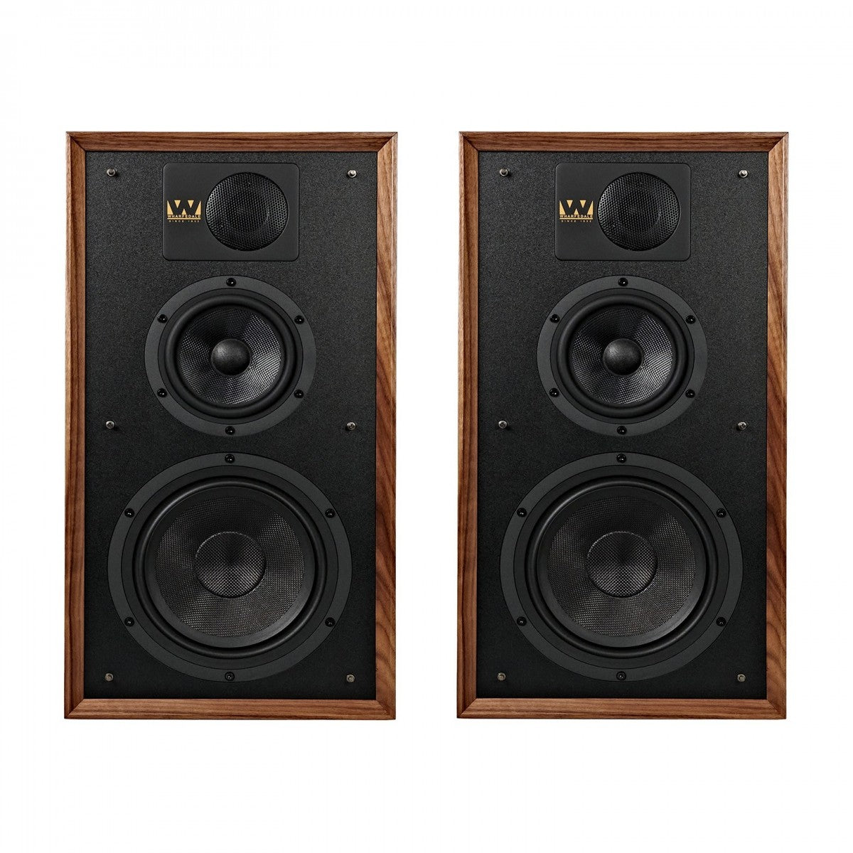 Wharfedale Linton Heritage Standmount Bookshelf Speakers Pair - Walnut