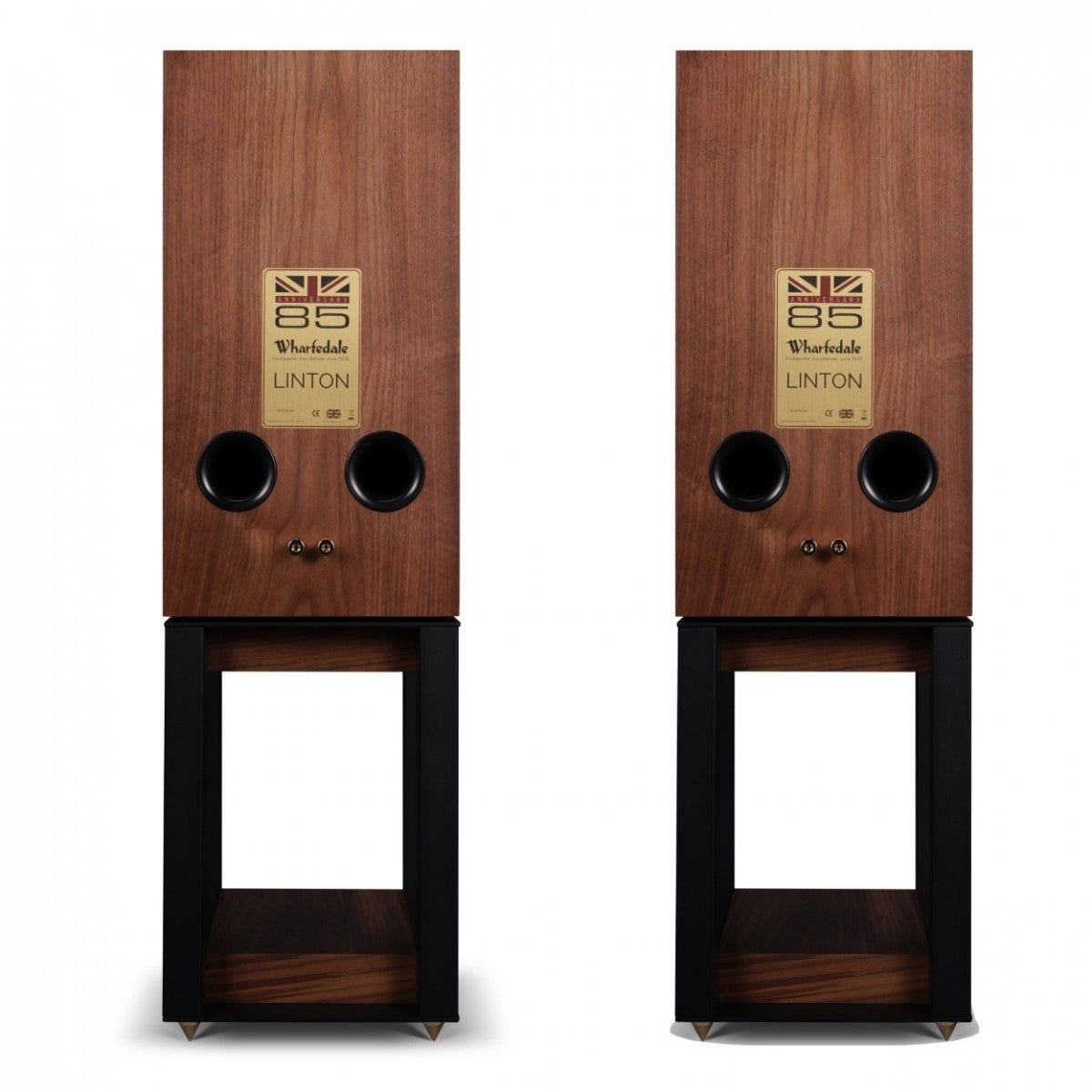Wharfedale Linton Speaker Stands Pair for Linton and Super Linton Speakers - Walnut