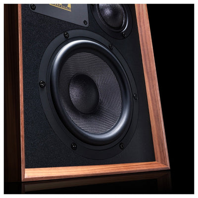 Wharfedale Super Denton Heritage Standmount Bookshelf Speakers Pair - Walnut