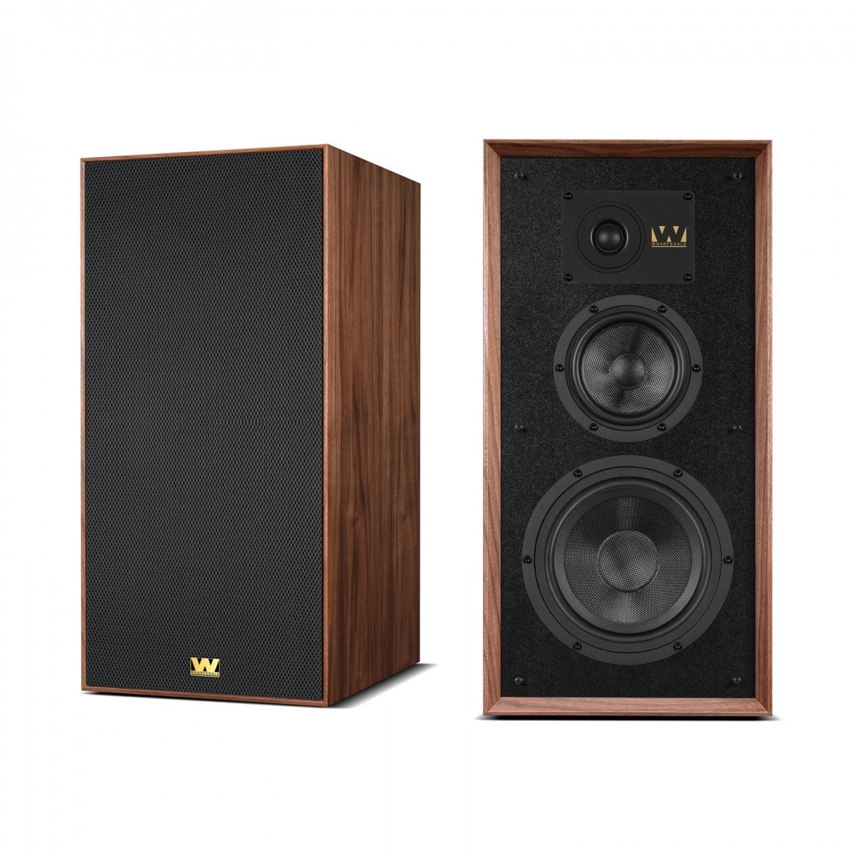 Wharfedale Super Linton Heritage Standmount Speakers with Matching Stands - Walnut