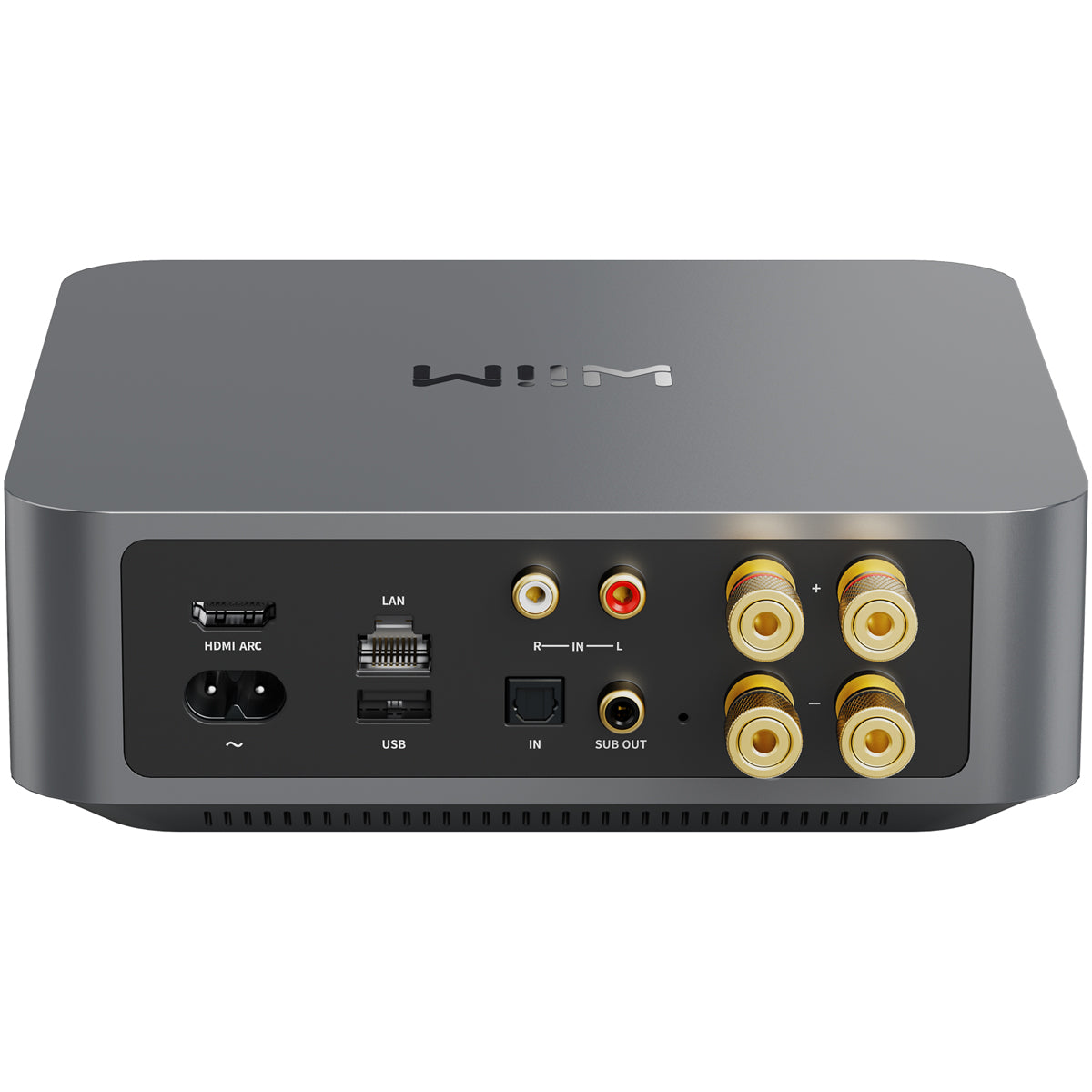 WiiM Amp Network Stereo Amplifier Space Grey