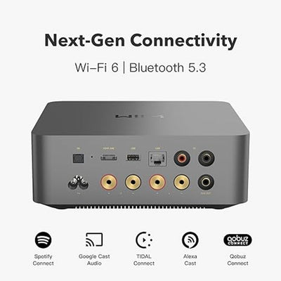 WiiM AMP ULTRA 100W High-Performance Streaming Amplifier Silver