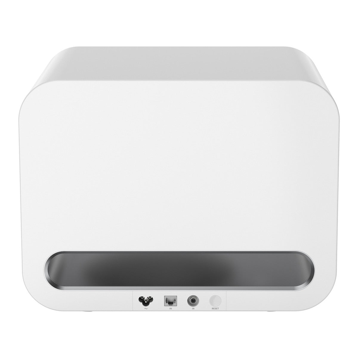 WiiM AMP ULTRA Streaming Amp Silver with WiiM Sound Mulitroom Speakers Pair & Sub Pro Subwoofer White HiFi Package