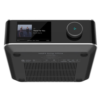 WiiM AMP ULTRA Streaming Amp Silver with WiiM Sound Mulitroom Speakers Pair & Sub Pro Subwoofer White HiFi Package