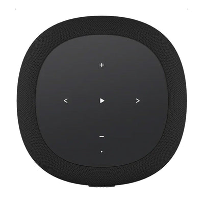 WiiM Sound Lite Wireless Smart Speaker with WiiM NorStone Floor Stand (Single) - Black