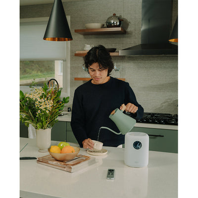 WiiM SOUND Wireless Multiroom Smart Speaker PAIR with Display - White