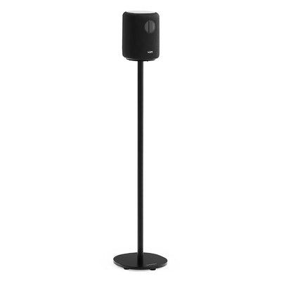 WiiM Sound Wireless Smart Speaker with WiiM NorStone Floor Stand (Single) - Black