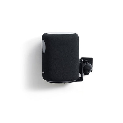 WiiM Sound Wireless Smart Speaker with WiiM NorStone Wall Mount (Single) - Black