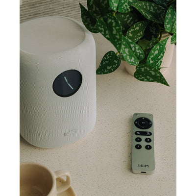 WiiM Sub Pro Wireless Subwoofer with WiiM SOUND Wireless Multiroom Smart Speakers Pair - White