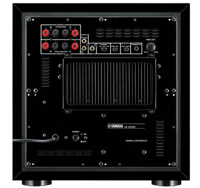 Yamaha NSSW300BL Twisted Flare Port Subwoofer in Black