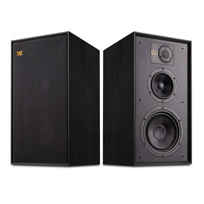 Yamaha R-N600A Network Receiver & CD-S303 CD Player with Wharfedale Linton Heritage Standmount Speakers with Matching Stands - Black